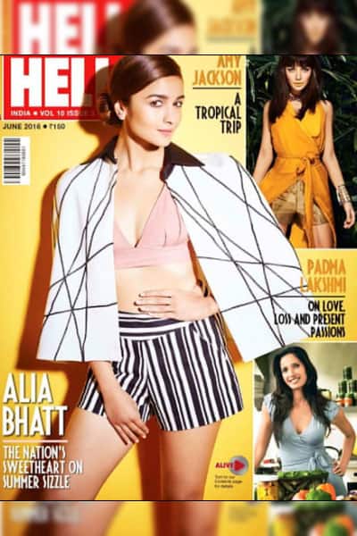 Alia Bhatt on cover of Hello magazine