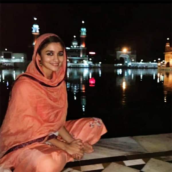 Alia Bhatt snapped at Golden Temple in Amritsar