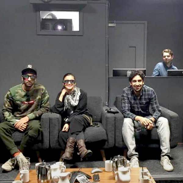 Alia Bhatt snapped with Ranbir Kapoor