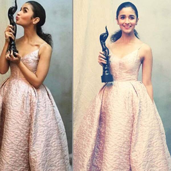 Alia Bhatt wins the award for best actor female fo Udta Punjab