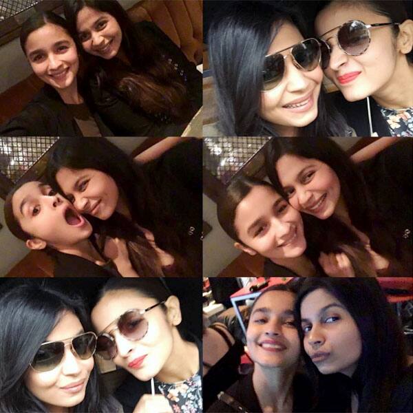 Alia Bhatt’s selfies with Shaheen Bhatt