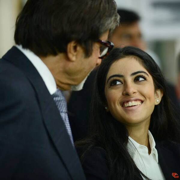 Amitabh Bachchan took to his Twitter account to post the pictures of his grandchildren