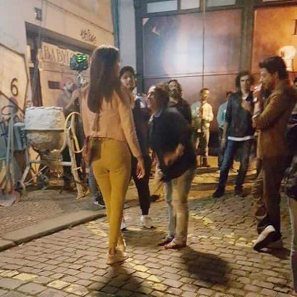 Anushka Sharma and Shah Rukh Khan shooting for another sequence of The Ring in Prague