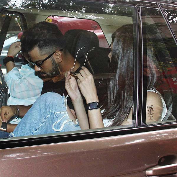 Anushka Sharma and Virat Kohli spotted together in Mumbai