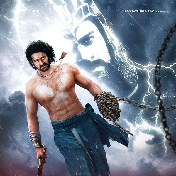 Baahubali 2 first look out! Prabhas STRIKES like a lightening from a thundering night