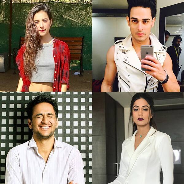 Bigg Boss 11 Hina Khan Hiten Tejwani Vikas Gupta Shilpa Shinde To