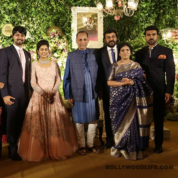 Exclusive pics of Chiranjeevi’s daughter Sreeja’s wedding reception