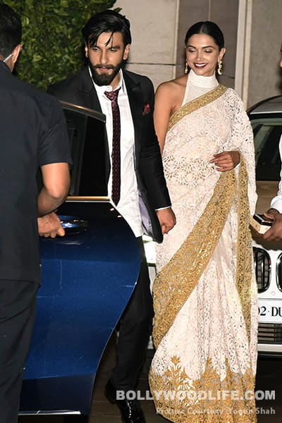 Deepika Padukone attends the bash with beau Ranveer Singh