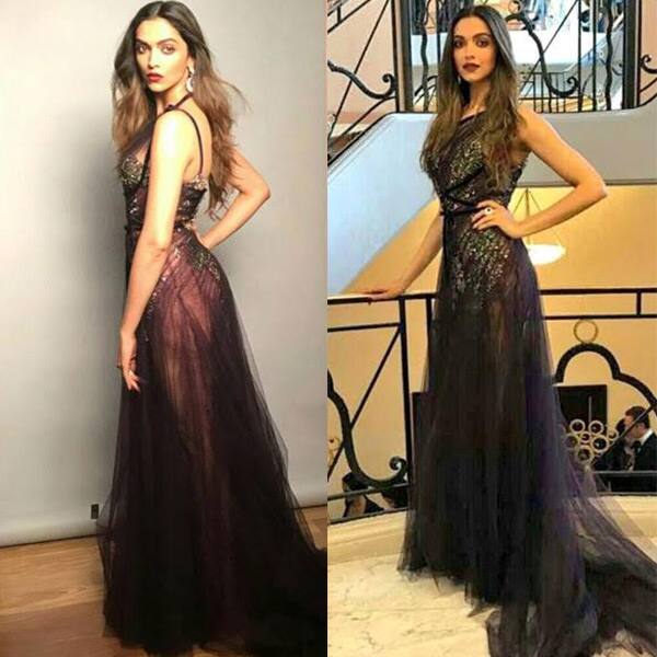 Deepika Padukone looks every bit of sexy in the sheer gown
