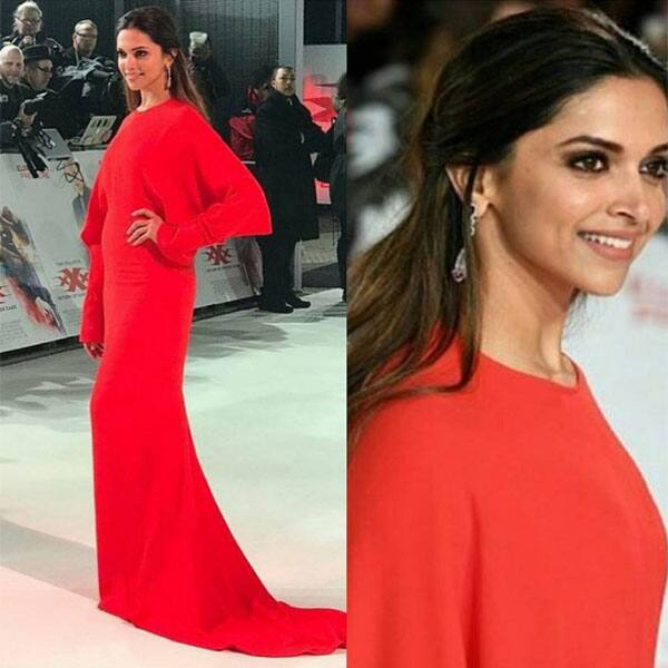 Deepika Padukone’s this red gown by Stella McCartney was grabbing everyone’s eyeballs