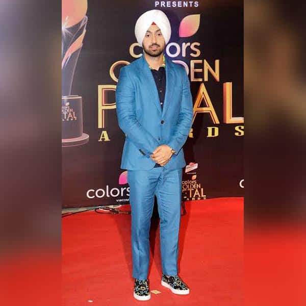 Diljit Dosanjh looks dapper in the electric blue suit