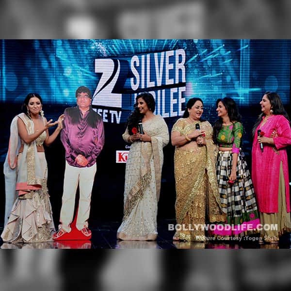 During the event Vidya Balan and the other cast were seen with a live size poster of Ashok Sharaf.