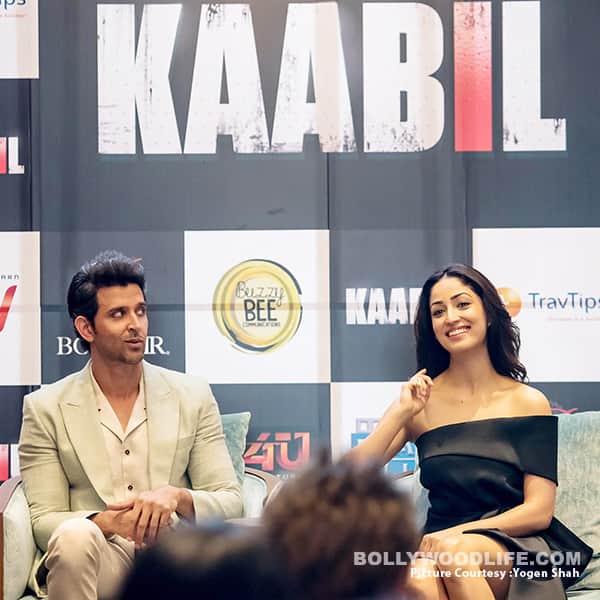 Hrithik Roshan and Yami Gautam were all praises for each other at the press conference