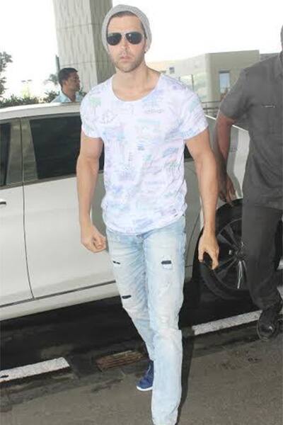 Hrithik Roshan looks summer ready in cool blue