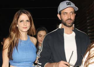 Hrithik Roshan’s ex- wife Sussanne Khan couldn’t keep her hands off him at a recent outing
