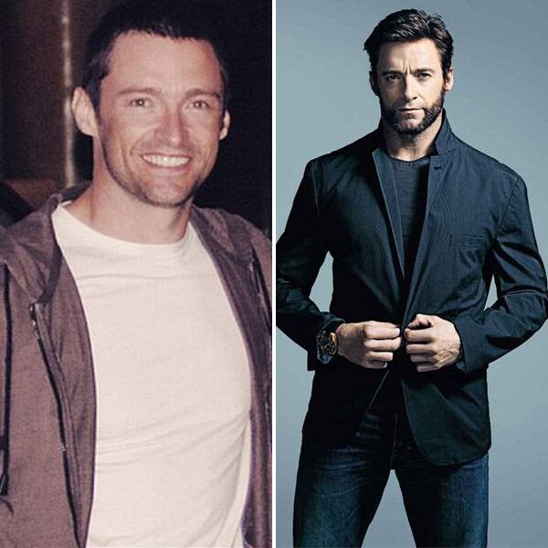 Hugh Jackman in a smoking hot before-after picture