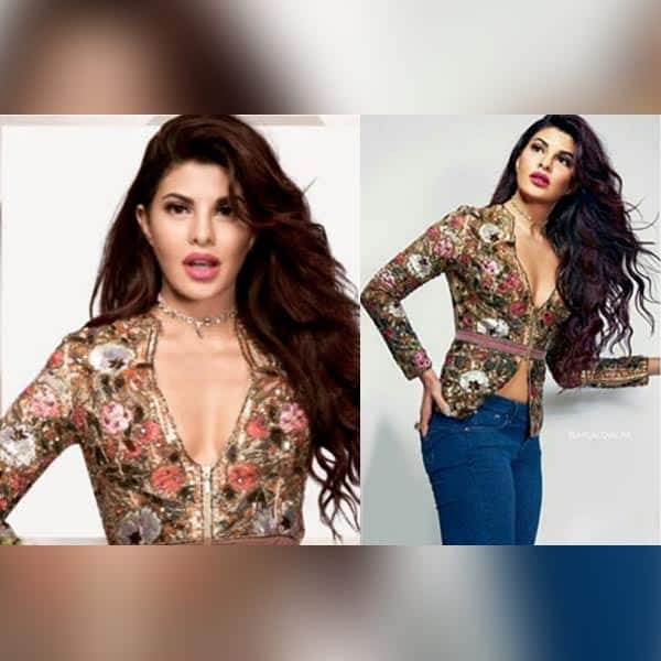 Jacqueline Fernandez dons an embroidered jacket for the magazine photoshoot