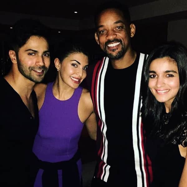 Jacqueline, Varun, Alia sapped with Will Smith