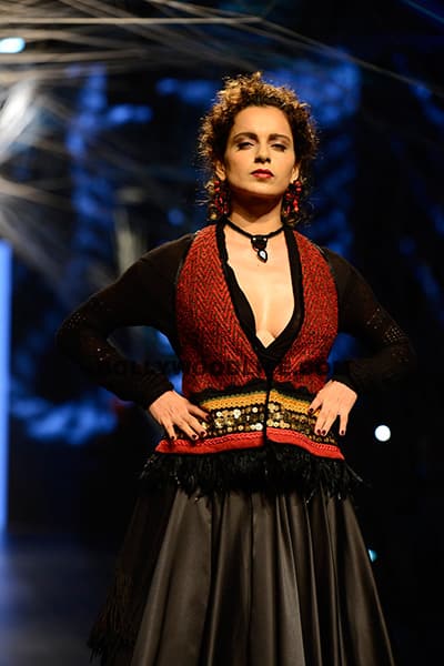 Kangana Ranaut during Lakme Fashion Week 2016