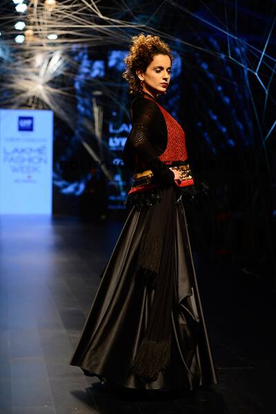 Kangana Ranaut during Tarun Tahiliani’s show