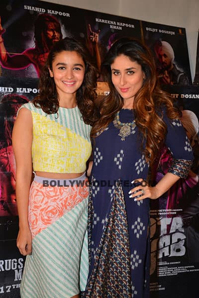 Alia Bhatt and Kareena Kapoor's outfit during 'Udta Punjab' promotion