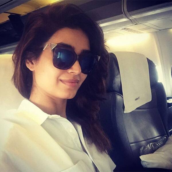 Karishma Tanna leaves for Abu Dhabi