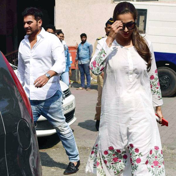 Malaika Arora Khan and Arbaaz Khan were recently spotted outside the family court
