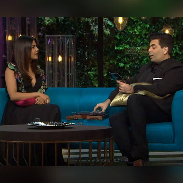 Priyanka Chopra on Koffee with Karan sets the couch on fire