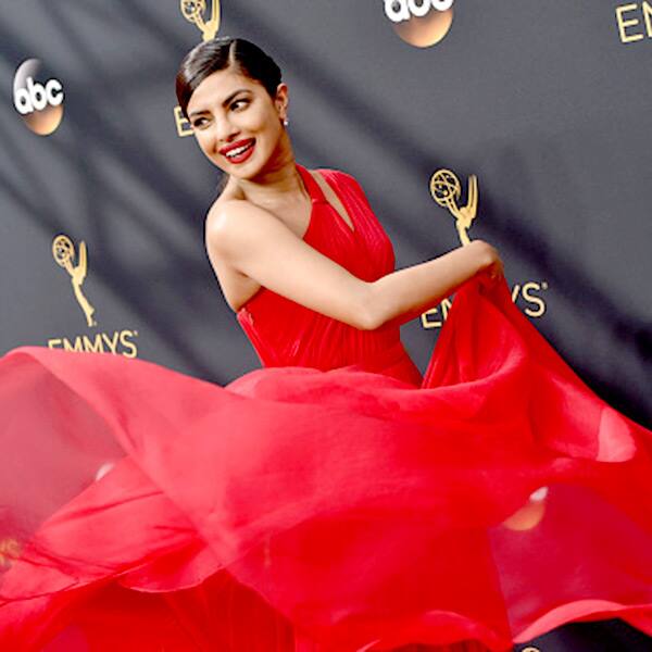 Priyanka Chopra rocked the red carpet during the 68th Emmy Awards