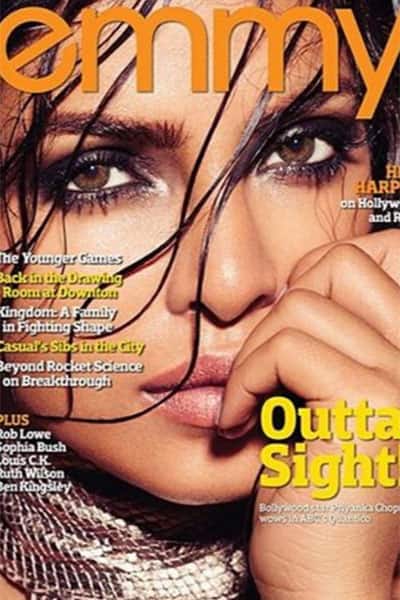 Priyanka Choptra on cover of Emmy magazine