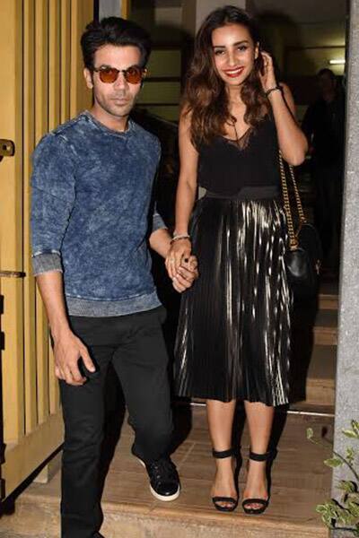 Rajkummar Rao leads the way for girlfriend Patralekha