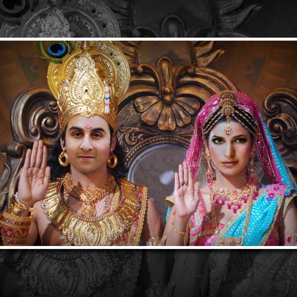 Ranbir Kapoor and Katrina Kaif and Krishna and Radha