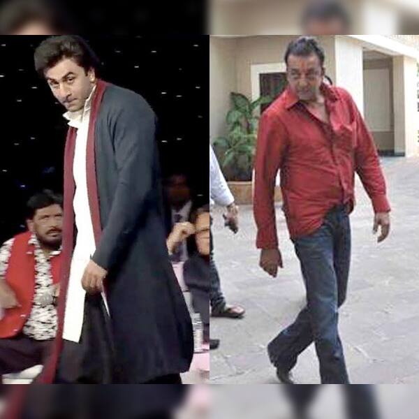 Ranbir Kapoor aping Sanjay Dutt's walk at the event is something you cannot miss