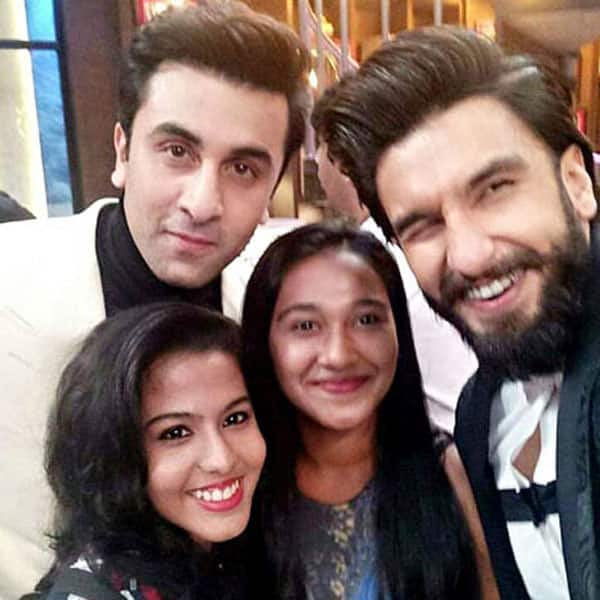 Ranveer Singh and Ranbir Kapoor smile but for a selfie with fans