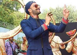 Ranveer Singh at first solo poster launch of Bajirao Mastani