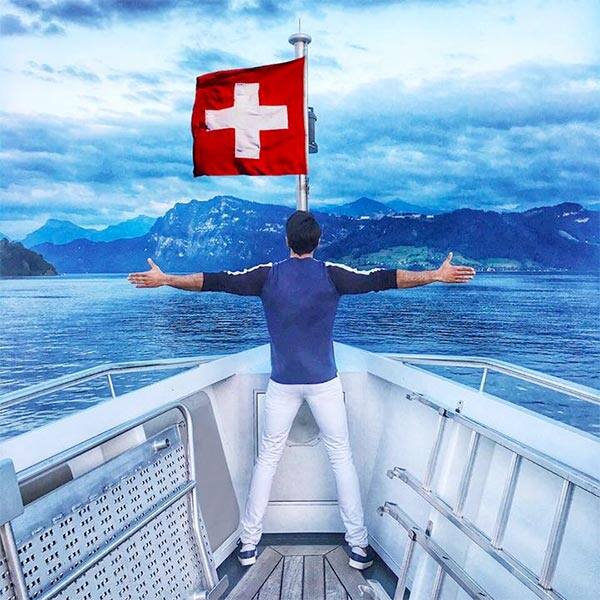 Ranveer Singh shared another dreamy pic from his Switzerland vacation