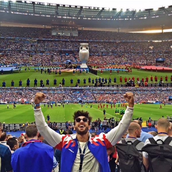 Ranveer Singh snapped during finals of Euro 2016