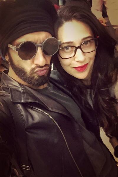Ranveer Singh’s selfie with Karisma Kapoor