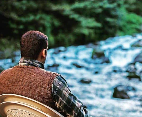 Salman Khan caught in a candid moment on the sets of Kabir Khan's Tubelight.
