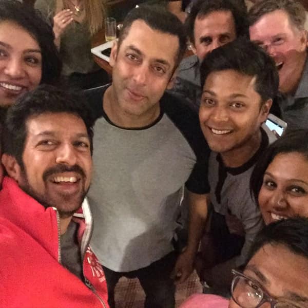 Salman Khan in a selfie with his 'Tubelight' team in Ladakh