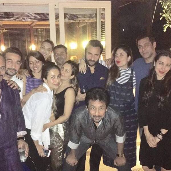 Salman Khan joins Kareena Kapoor Khan for a late night dinner party with Iulia Vantur