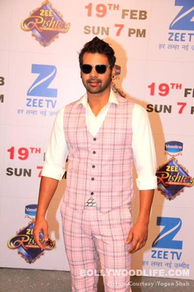 Shabbir Ahluwalia looked dapper in his pink waistcoat and trousers
