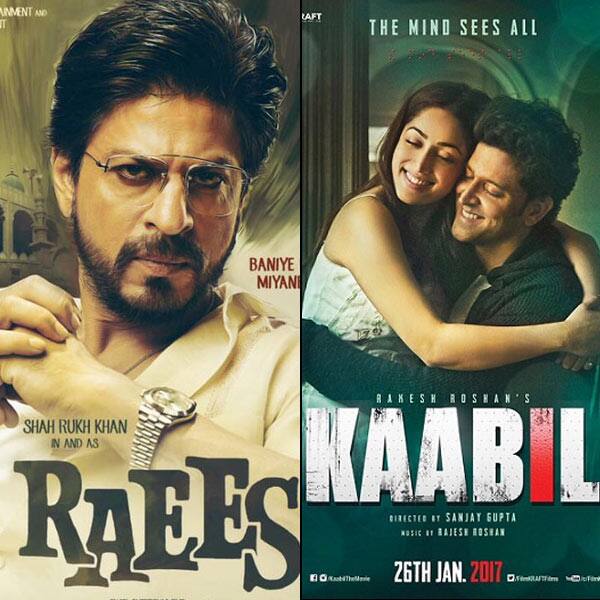 Shah Rukh Khan's Raees and Hrithik Roshan's Kaabil are set to release this weekend