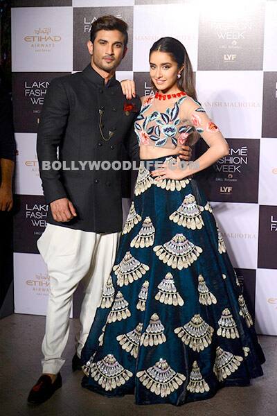Shraddha Kapoor strikes a pose with Sushant Singh Rajput Shraddha Kapoor strikes a pose with Sushant Singh Rajput
