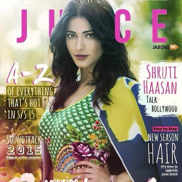 Shruti Haasan on cover of Juice magazine
