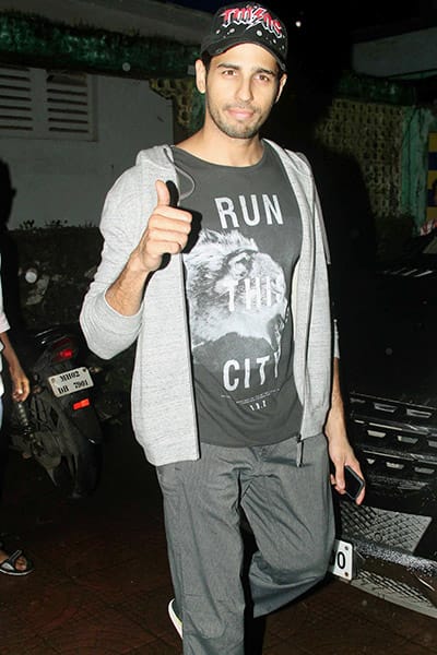 Sidharth Malhotra snapped in Bandra