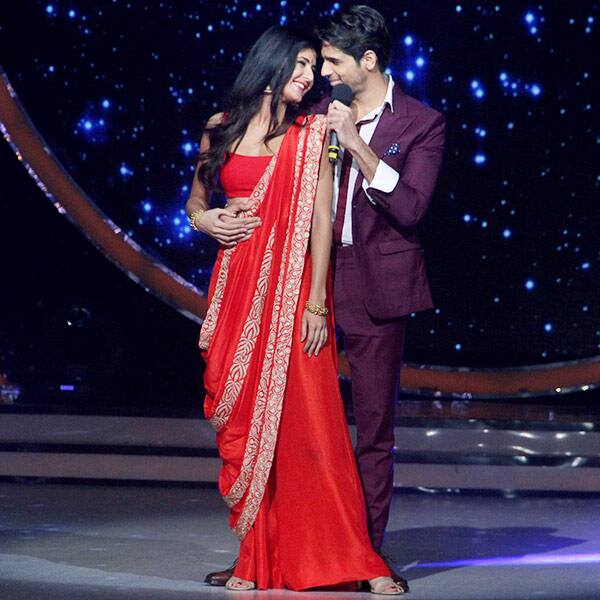 Sidharth singing on the show