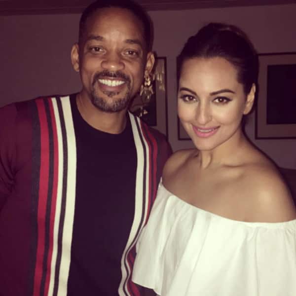 Sonakshi Sinha snapped with Will Smith