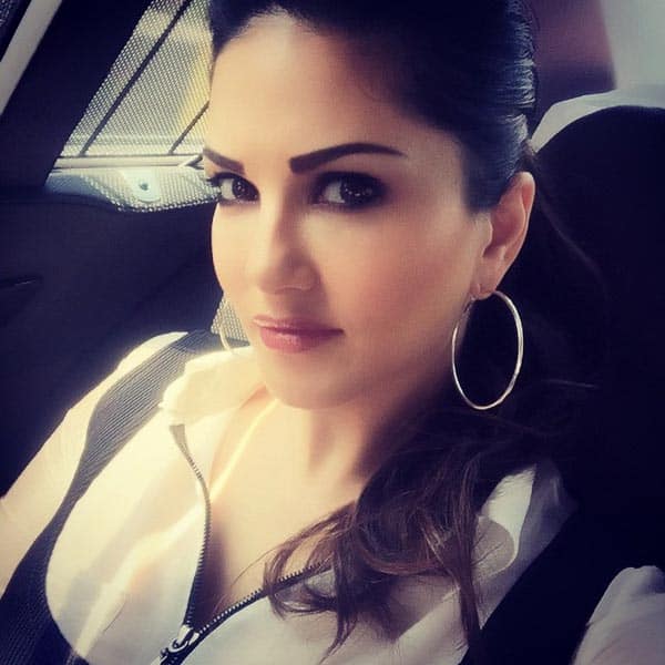 Sunny Leone during promotions of her movie Ek Paheli Leela