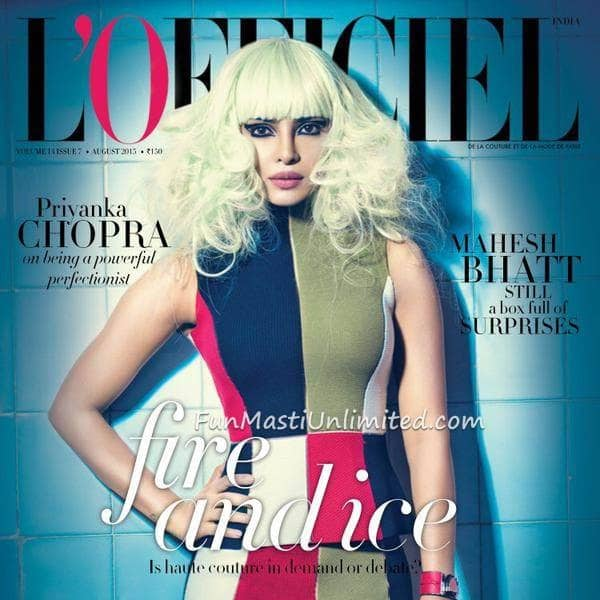 Throwback Thursday When Priyanka Chopra Went Blonde For A Photoshoot